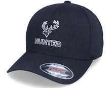 Deer Logo Black Flexfit - Hunter