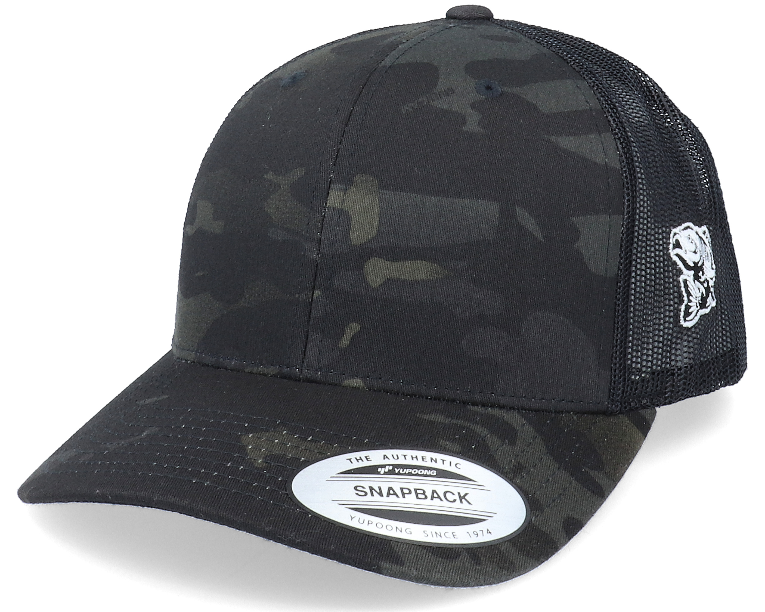 Marlin Fishing Heather Grey/Black Snapback - Skillfish cap