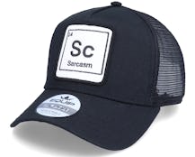 Sarcasm Ic System Patch Black Trucker - Iconic