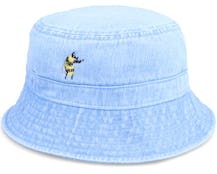 Tiny Bumble Bee Violin Light Blue Denim Bucket - Abducted