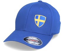 Sweden Flag Shield Blue Flexfit - Forza