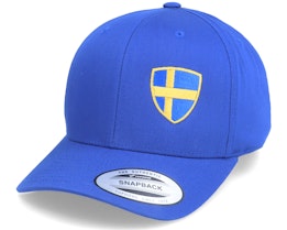 Kids Sweden Flag Shield Blue Adjustable - Forza