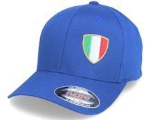 Italy Flag Shield Blue Flexfit - Forza