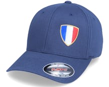 France Flag Shield Navy Flexfit - Forza