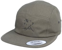 Mountain Space Gazing Olive 5-Panel - Abducted