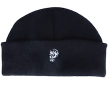 Tiny Hipster Skull Black Short Beanie - Abducted