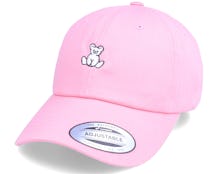 Tiny Teddy Bear Pink Dad Cap - Abducted