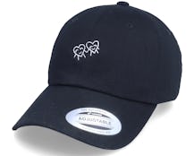 Hearts Love Friends Black Dad Cap - Abducted