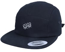 Hearts Love Friends Black 5-Panel - Abducted