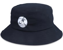 Ocean Sunset Logo Black Dad Cap - Abducted