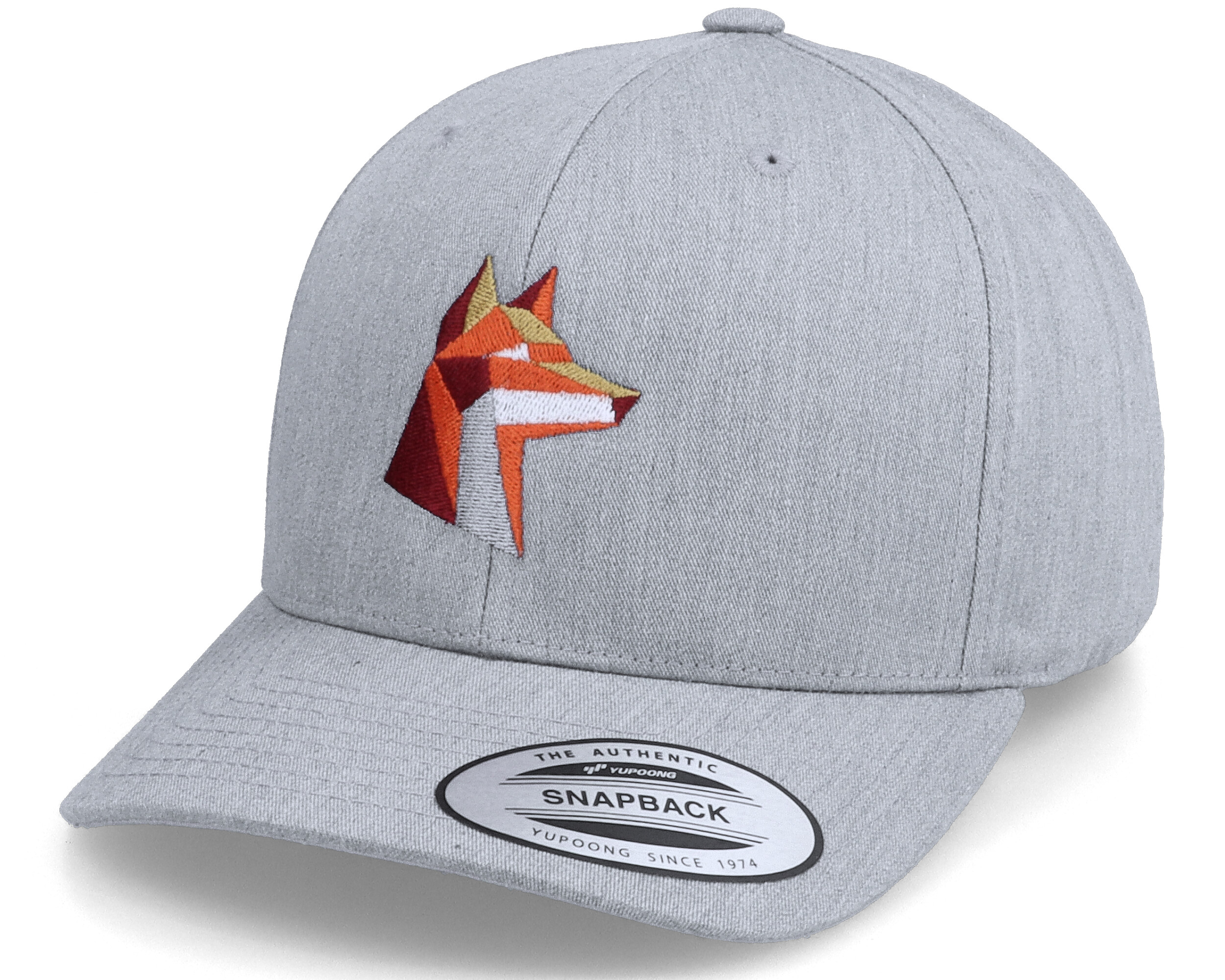 Kids Paper Fox Heather Grey Adjustable - Kiddo Cap | Hatstore.fr