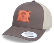 Boar Logo Patch Brown/Khaki Trucker
