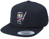 Ninja Silent Sweep Black Snapback