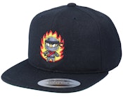 Ninja Fire Fury Master Black Snapback