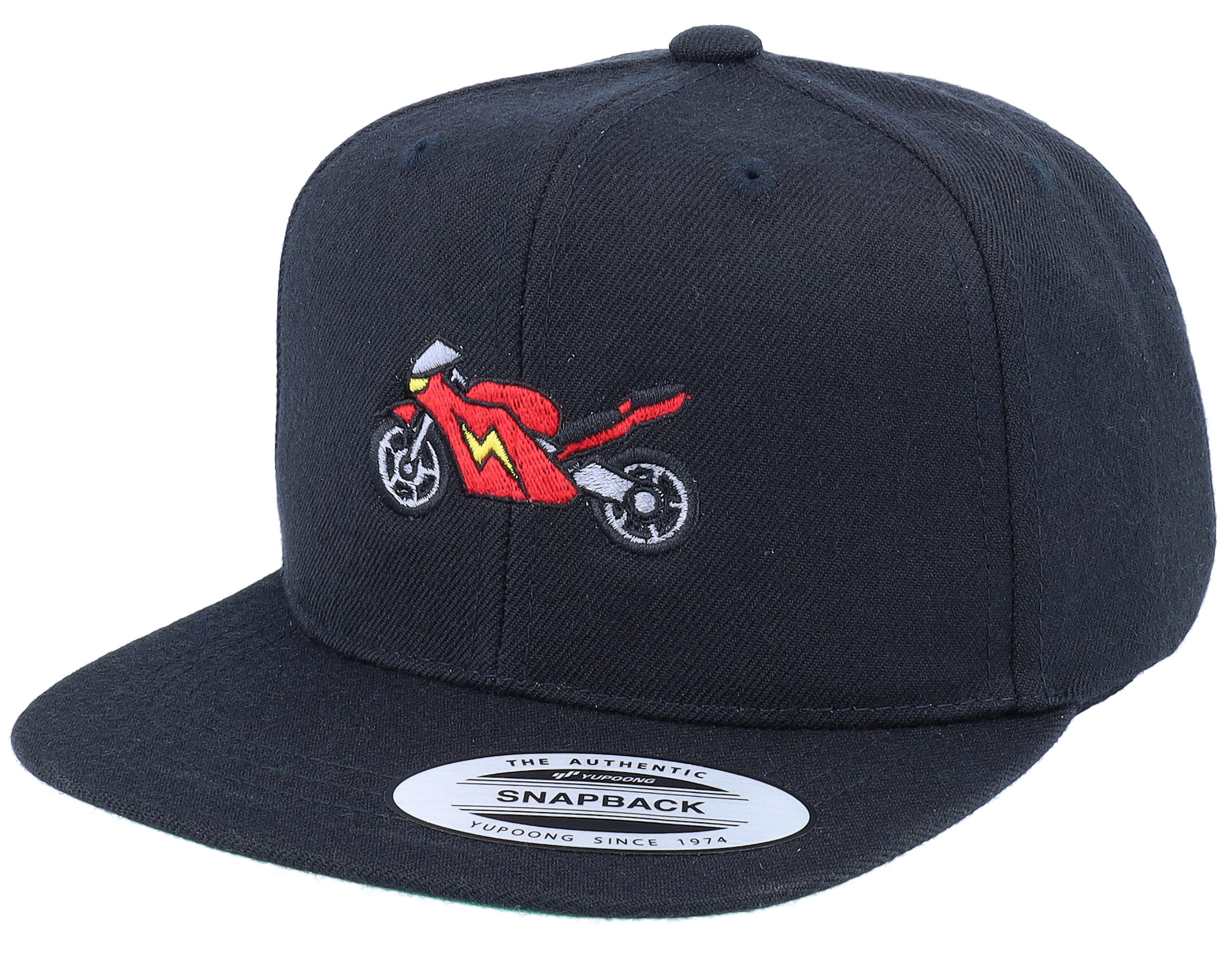 Caps Kids Bolt Mc Bike Black Snapback - Kiddo Cap