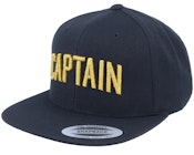 Captain 3D Black Snapback