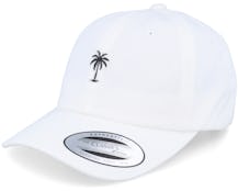 Kids Summer Palm Logo White Dad Cap - Kiddo Cap