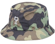 Summer Palm Logo Green Camo Bucket