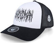 Death Metal Logo 2-tone White/Black Trucker