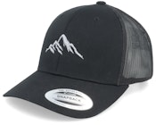 Mountain 3d Black Trucker