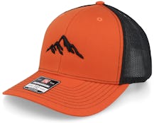 Mountain 3d Orange/Black Trucker - Wild Spirit