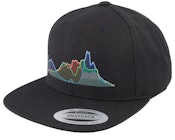 Waveform Black Snapback