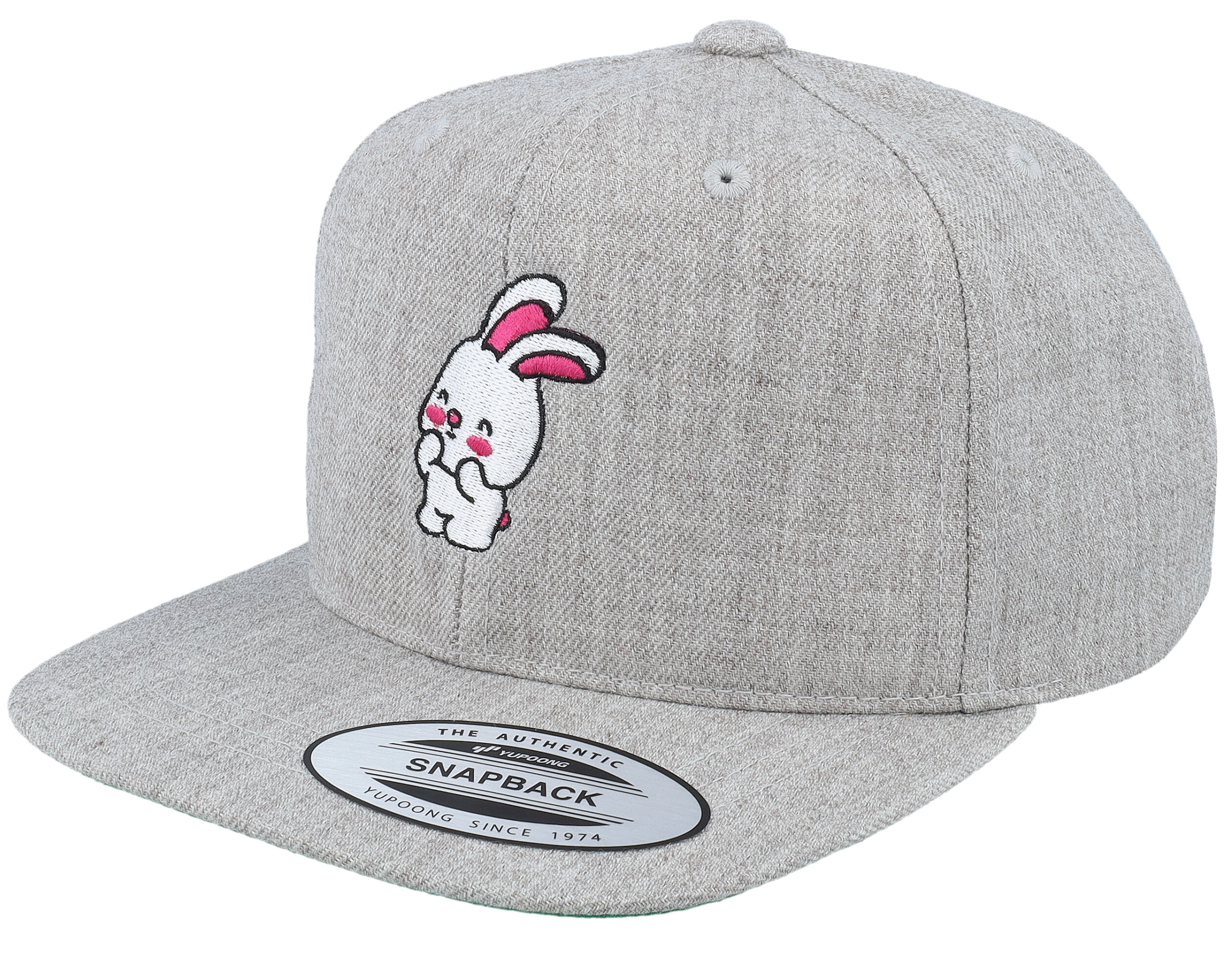 Kids Little Baby Bunny Grey Snapback Kiddo Cap