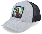 Kids T-rex With Sun Glasses Heather Grey/Black