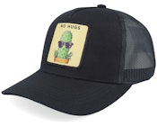 Kids No Hugs Cactus Dark Black Trucker