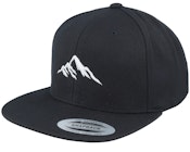 Mountain 3d White/Black Snapback