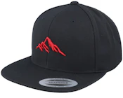 Mountain 3d Red/Black Snapback