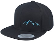 Small Mountain Blue/Black Snapback