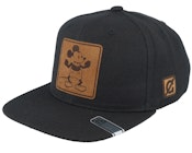 Kids Steamboat Wilie Engraved Patch Black Snapback