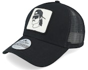 Sport Shades And Mustashe Patch Black Trucker