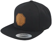 Ocean Vibes Engraved Patch Black Snapback
