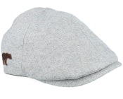 Bear Patch Light Grey Ivy Flat Cap