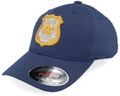 Kids 3d Police Badge Junior Navy Flexfit