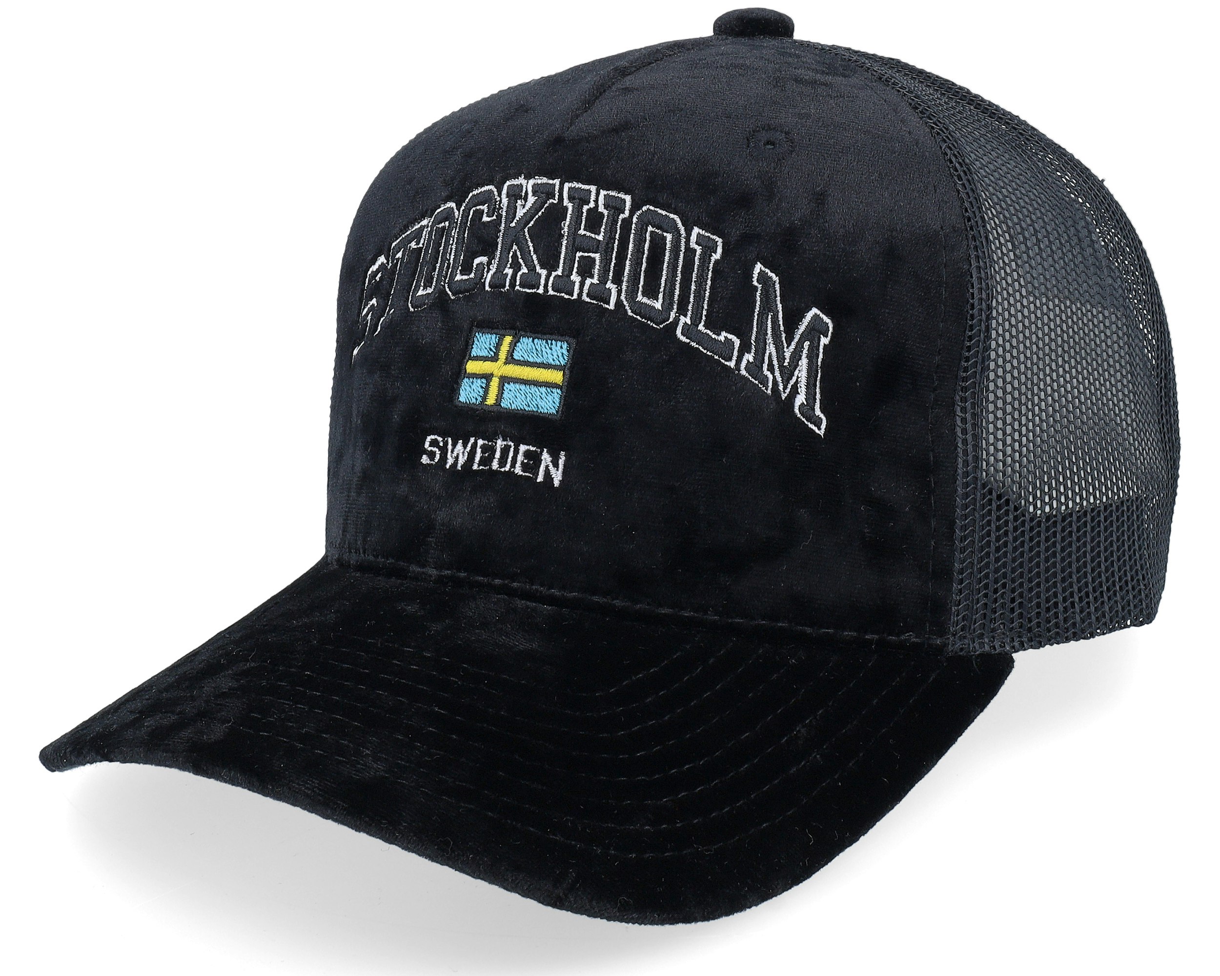 Swedish Flag Of Sweden Custom Trucker Hat | Zazzle