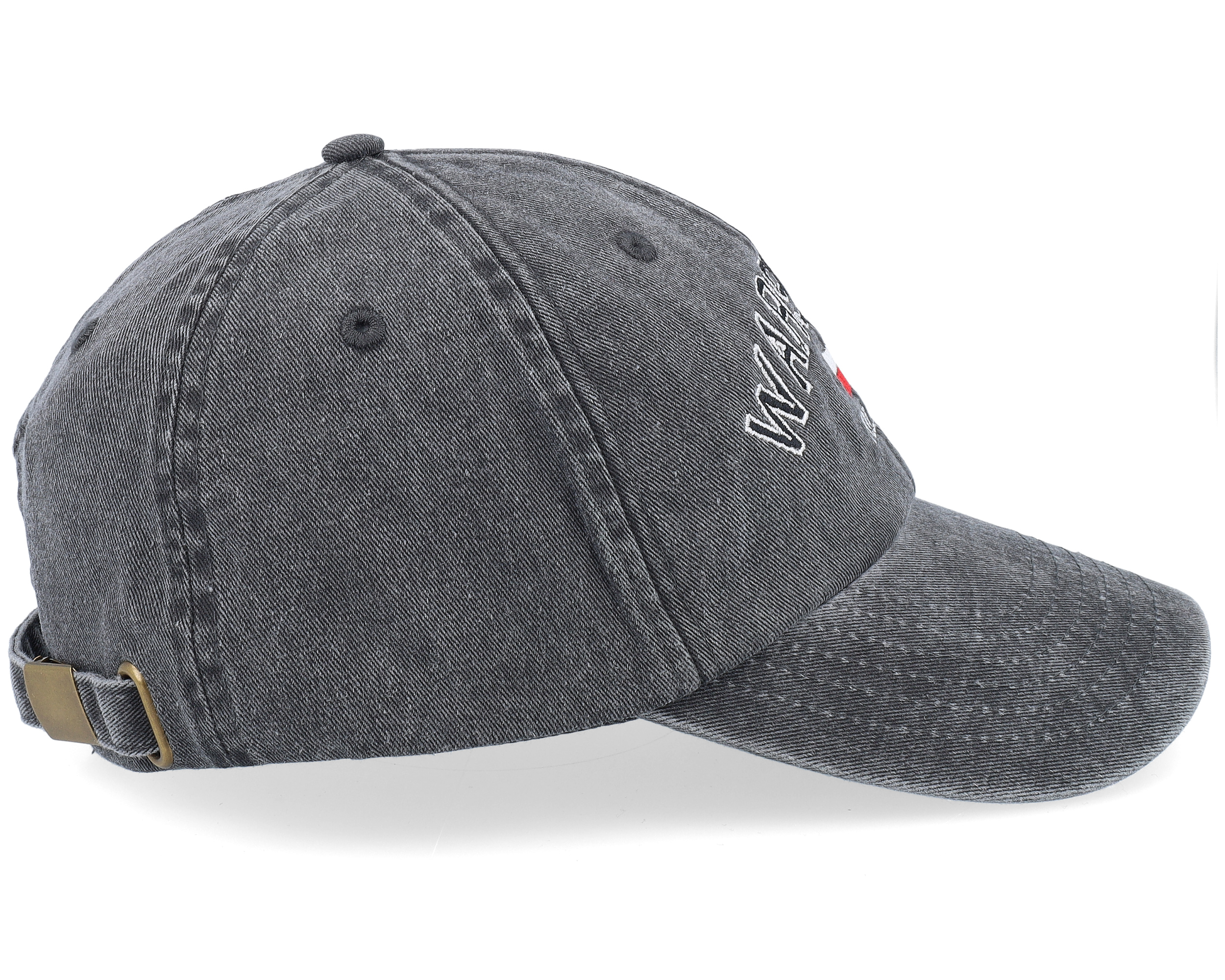 Warszawa Poland Washed Black Dad Cap - Iconic | Thehatstore.pl