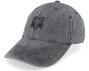 Albanian Eagle Patch Black Washed Dad Cap