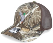 Mallard Duck Embroidery Realtree Edge/Brown A-Frame Trucker