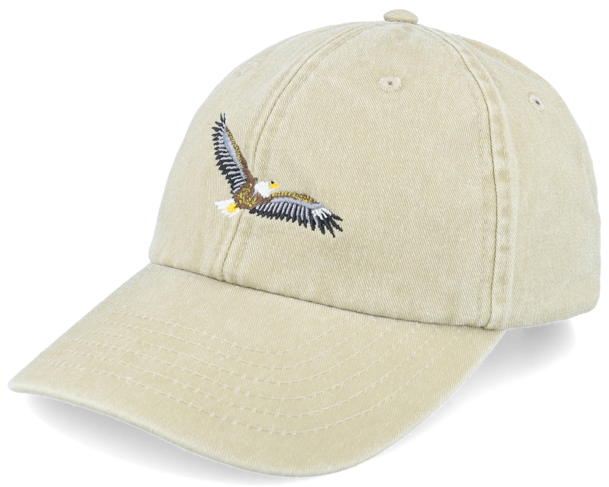 Flying Eagle Embroidery Khaki Dad Cap