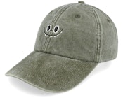 Little Monster Vintage Washed Olive Dad Cap