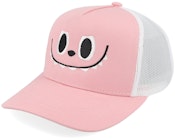 Kids Little Monster Light Pink/White A-frame Trucker