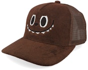 Little Monster Terry Dark Brown A-frame Trucker