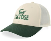 Lactose Crocodile Stone/Dark Green Trucker