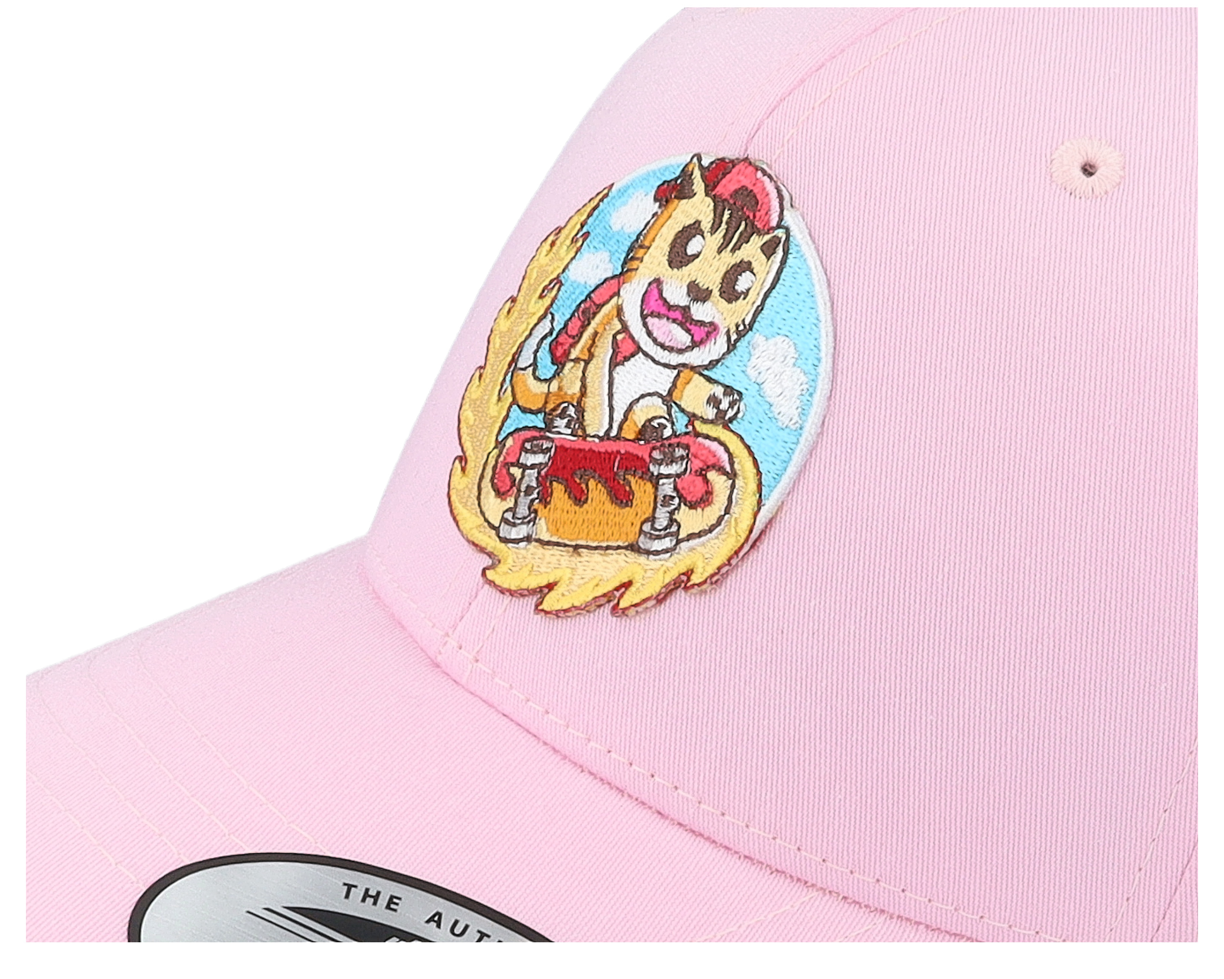 Kids Flame Boarder Skater Cat Pink Adjustable - Kiddo Cap