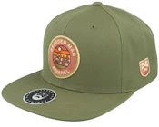 Easy Sunset Patch Olive Snapback