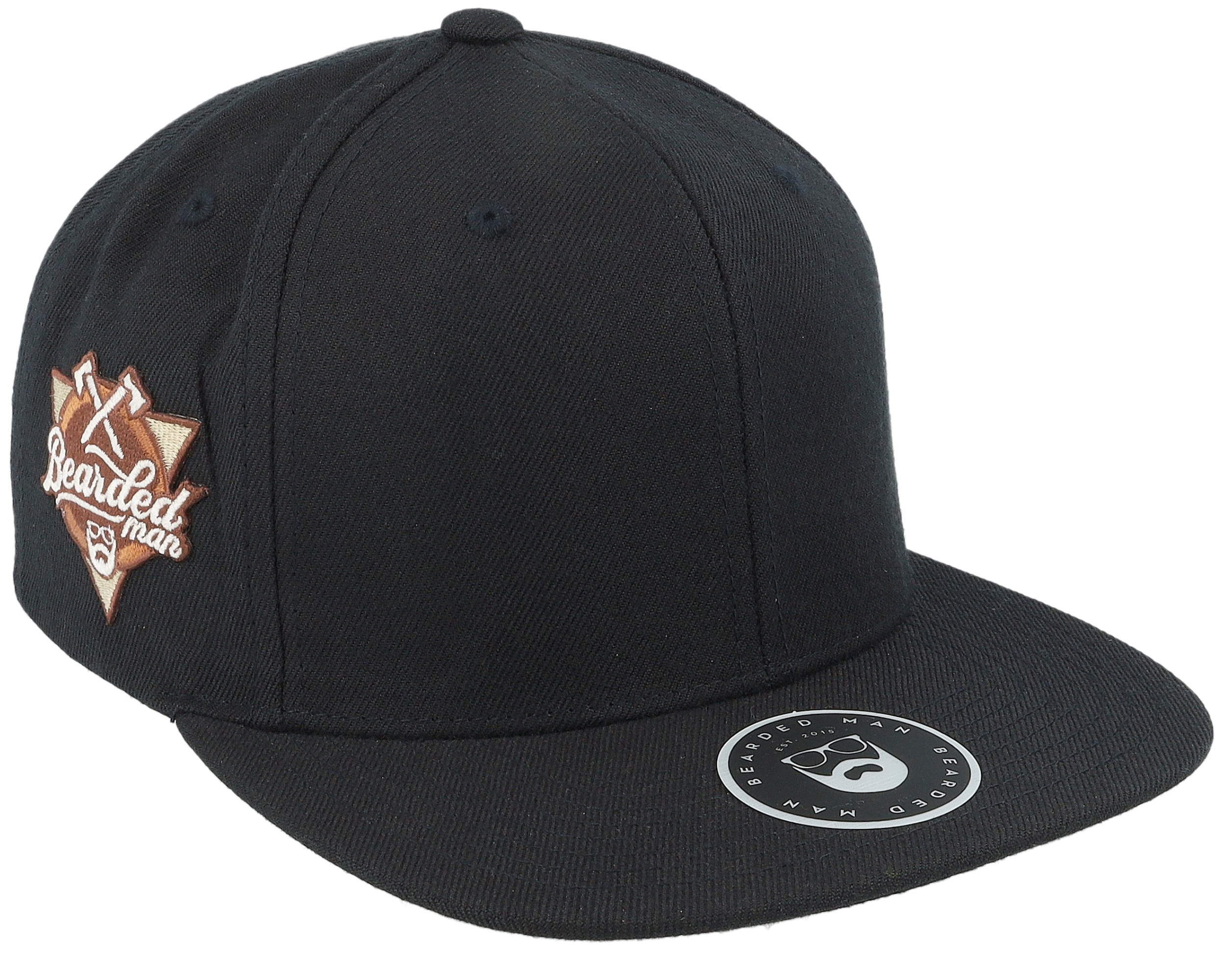 Sports Team Side Patch Black Snapback