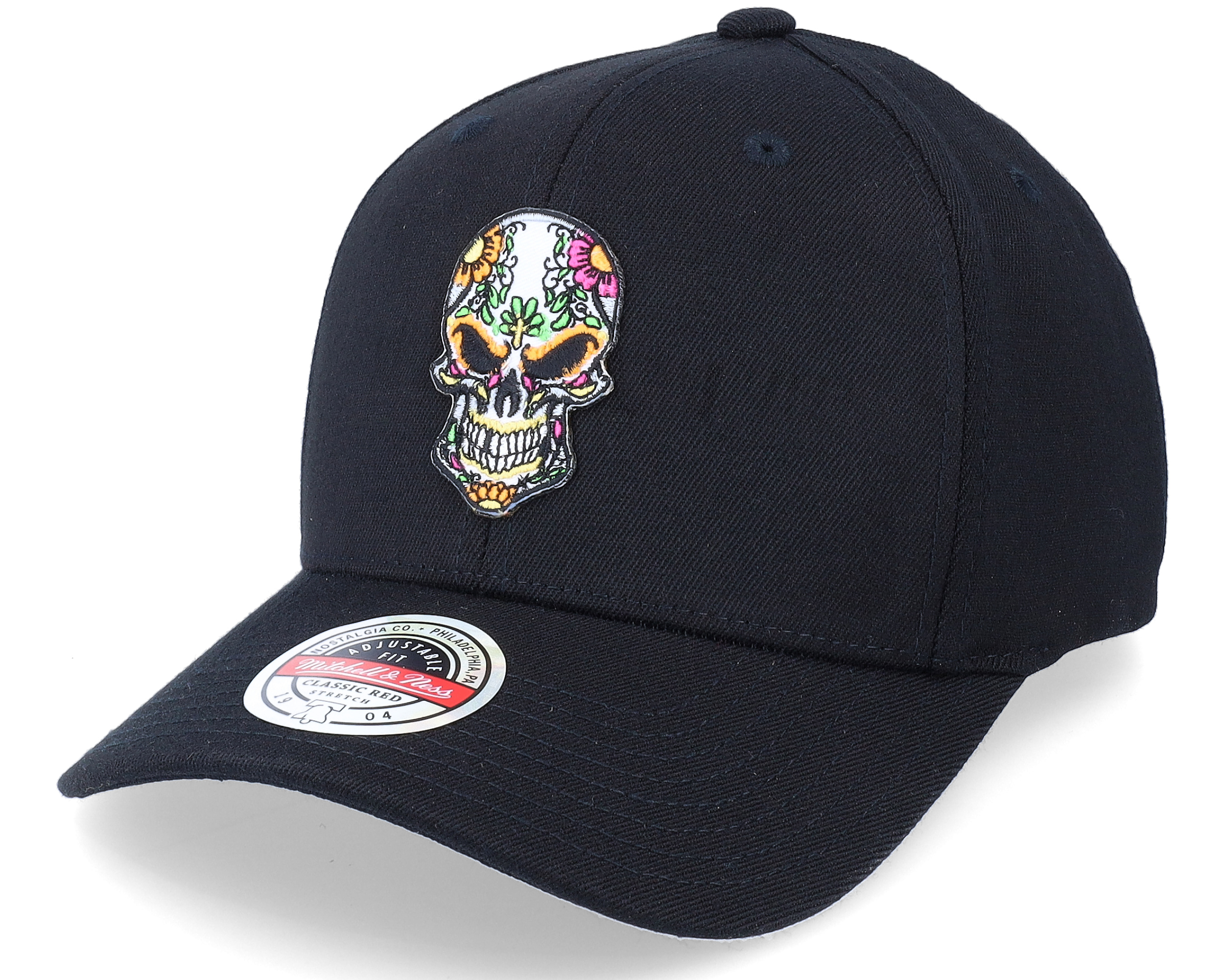 Evil Skull Patch 110 Black Adjustable - Calaveras cap | Hatstoreworld.com